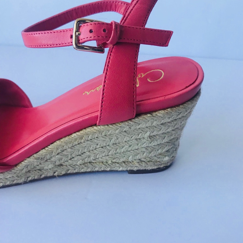 Cole haan woman’s orange wedges sandals size 7B - Picture 7 of 8